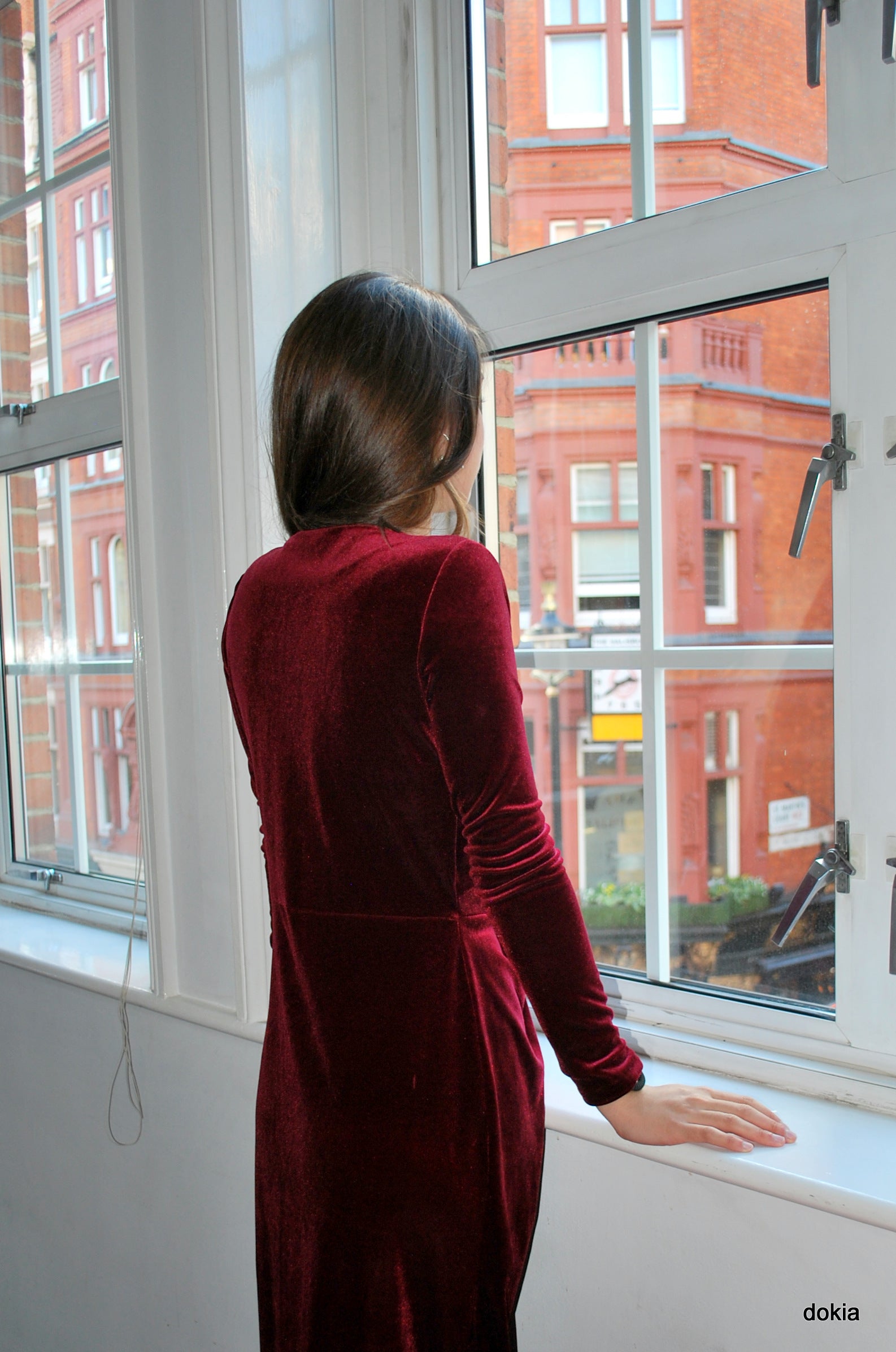 Cora velvet dress