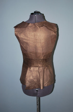 Leather waistcoat