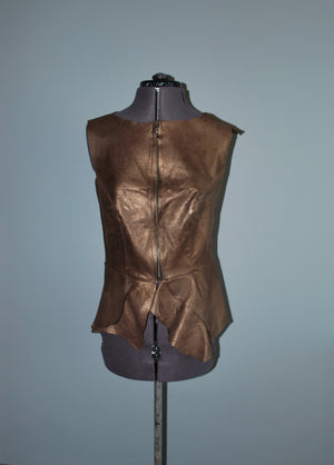 Leather waistcoat