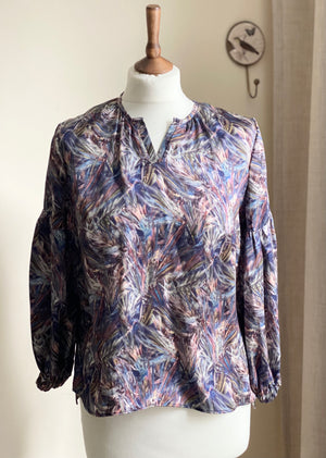 Aida blouse in Liberty print silk