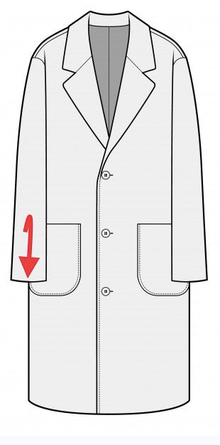 Coat sleeve shortening