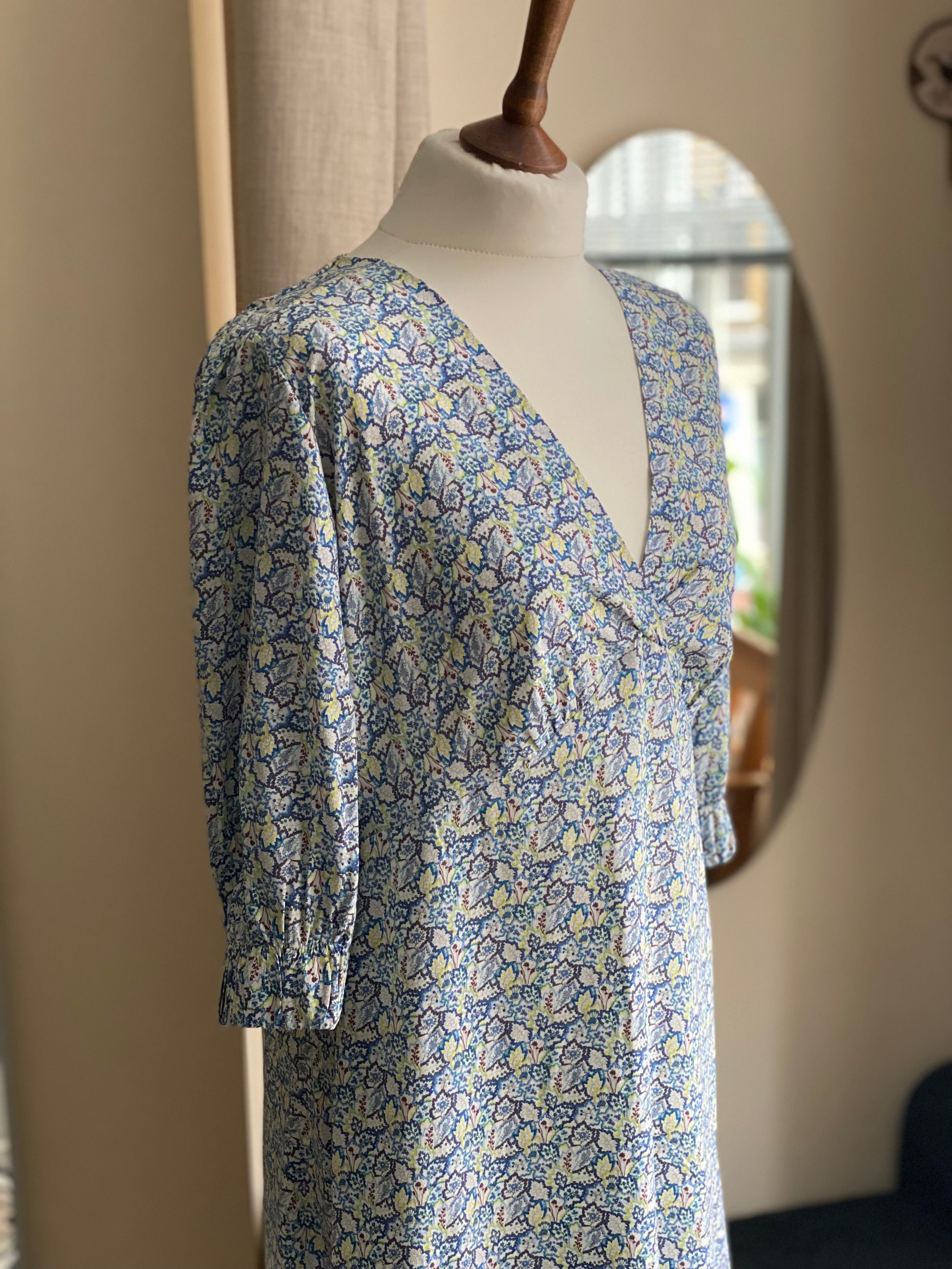 Florence dress in Liberty silk