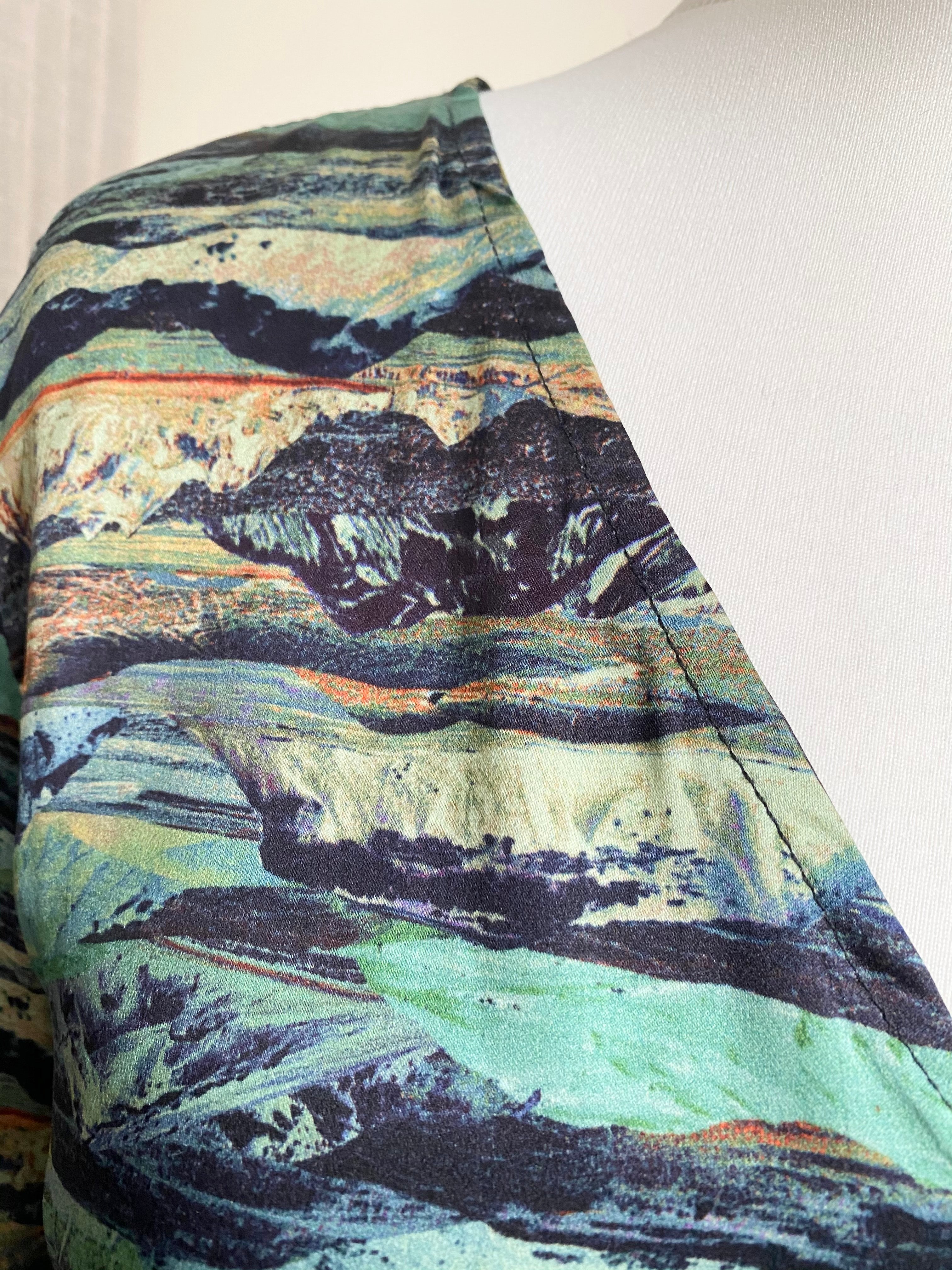 Sahara top in Liberty print silk